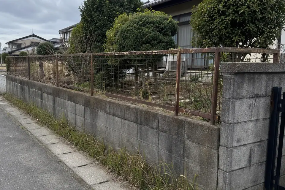 昭島市 M様邸 ブロック塀の撤去とアルミフェンス 2